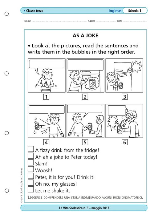 As a joke | Giunti Scuola As a joke | Giunti Scuola
