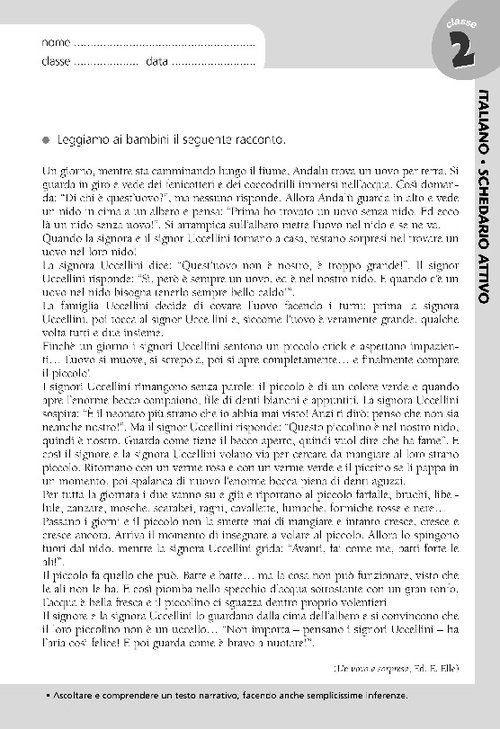 Ascoltare e comprendere 2 | Giunti Scuola Ascoltare e comprendere 2 | Giunti Scuola