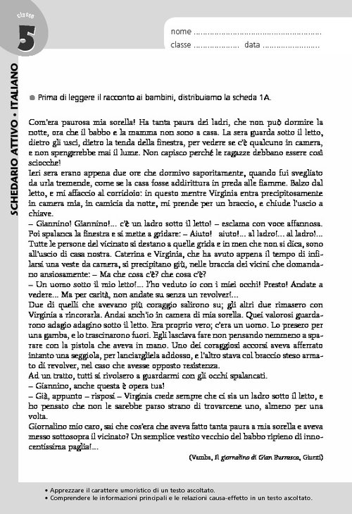 Ascoltare e comprendere 5 | Giunti Scuola Ascoltare e comprendere 5 | Giunti Scuola
