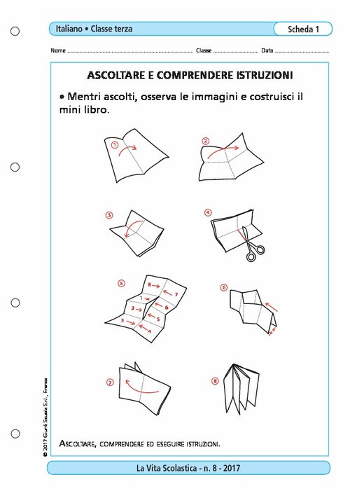 Ascoltare e comprendere istruzioni | Giunti Scuola