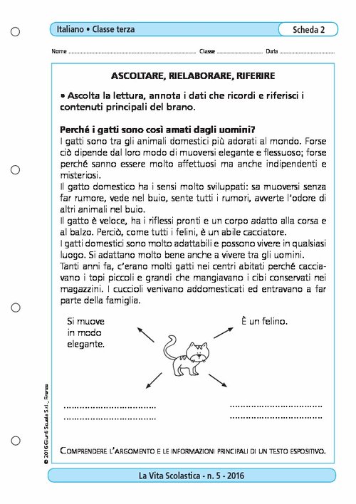 Ascoltare, rielaborare, riferire | Giunti Scuola