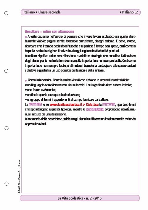 Ascoltare = udire con attenzione | Giunti Scuola