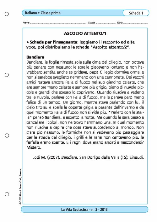 Ascolto attento/1 | Giunti Scuola Ascolto attento/1 | Giunti Scuola
