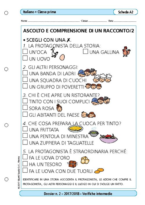 Ascolto e comprensione di un racconto/2 | Giunti Scuola Ascolto e comprensione di un racconto/2 | Giunti Scuola