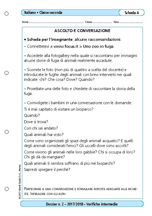 Ascolto e conversazione | Giunti Scuola