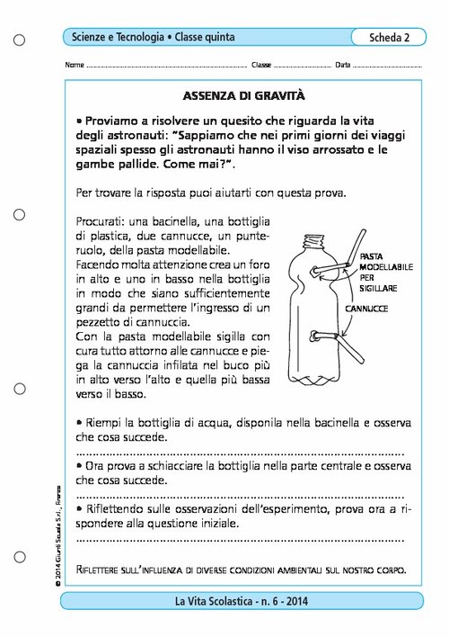 Assenza di gravità | Giunti Scuola Assenza di gravità | Giunti Scuola