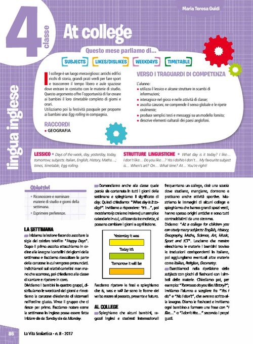 At college | Giunti Scuola At college | Giunti Scuola