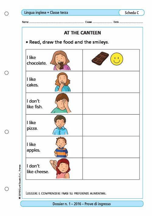 At the canteen | Giunti Scuola At the canteen | Giunti Scuola