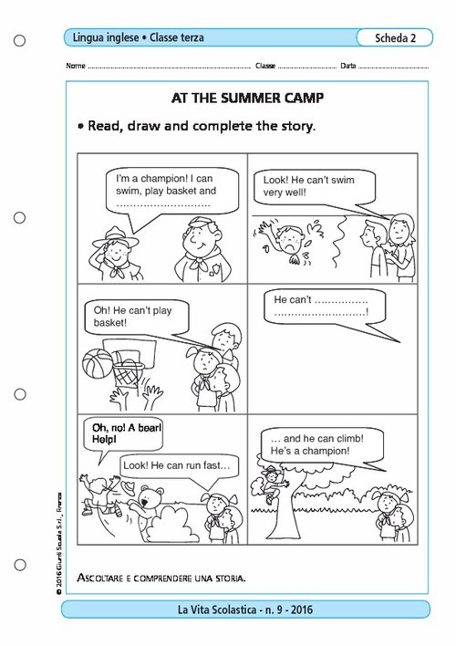 At the summer camp | Giunti Scuola At the summer camp | Giunti Scuola