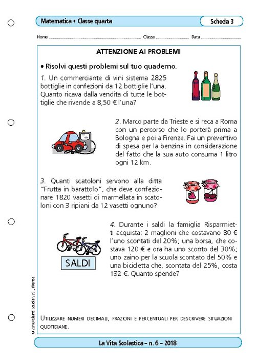 Attenzione ai problemi | Giunti Scuola Attenzione ai problemi | Giunti Scuola