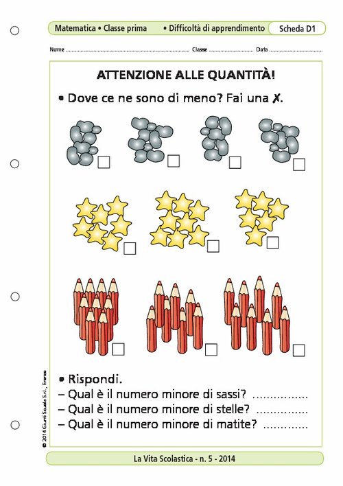 Attenzione alle quantità! | Giunti Scuola Attenzione alle quantità! | Giunti Scuola