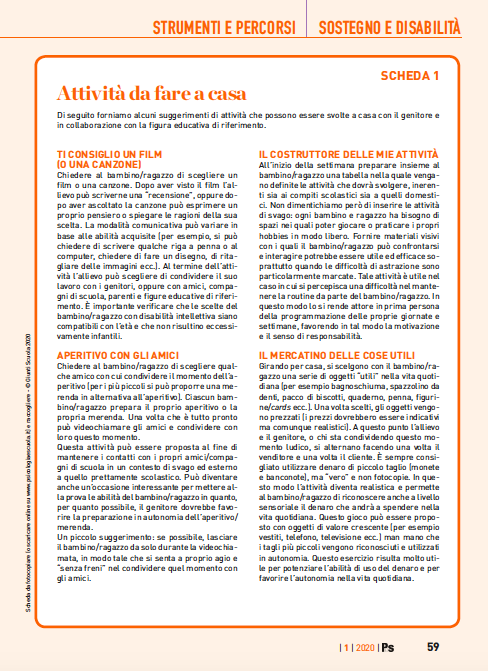 Attività da fare a casa | Giunti Scuola