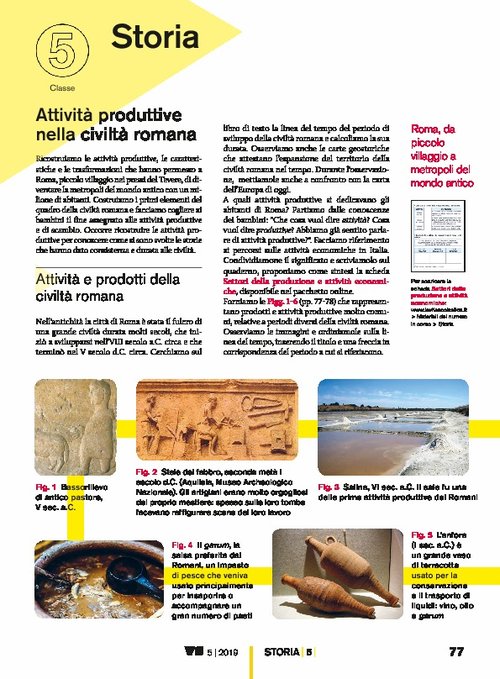 Attività produttive nella civiltà romana | Giunti Scuola Attività produttive nella civiltà romana | Giunti Scuola