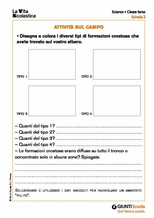 Attività sul campo | Giunti Scuola Attività sul campo | Giunti Scuola