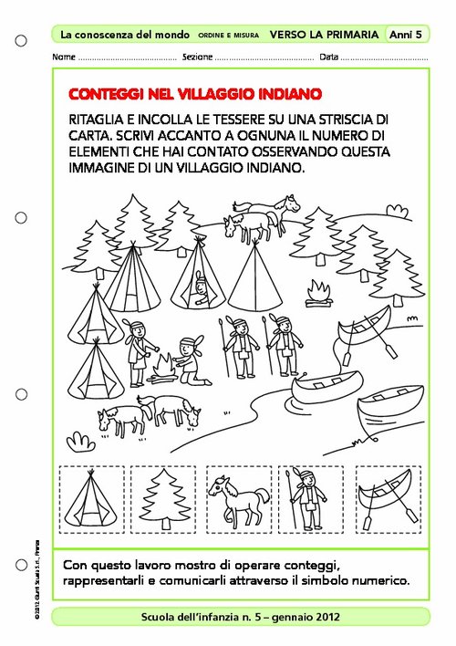 Attività "Verso la primaria": Conteggi nel villaggio indiano | Giunti Scuola Attività "Verso la primaria": Conteggi nel villaggio indiano | Giunti Scuola