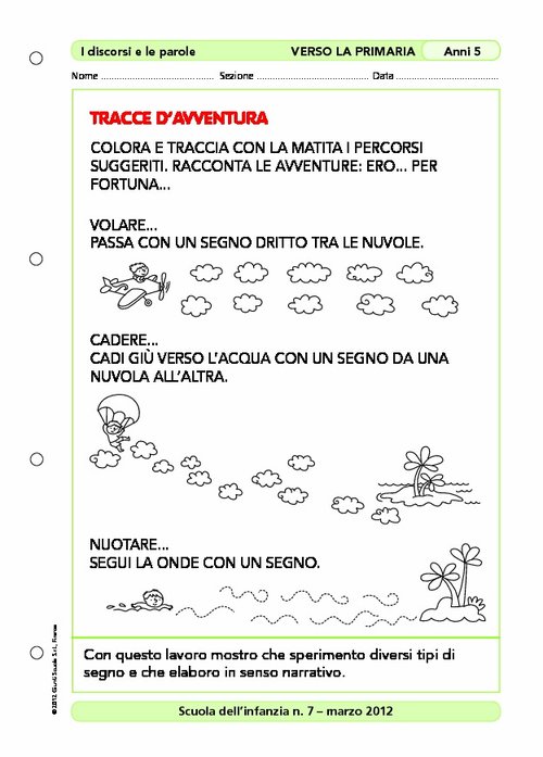 Attività "Verso la primaria": Tracce d'avventura | Giunti Scuola Attività "Verso la primaria": Tracce d'avventura | Giunti Scuola