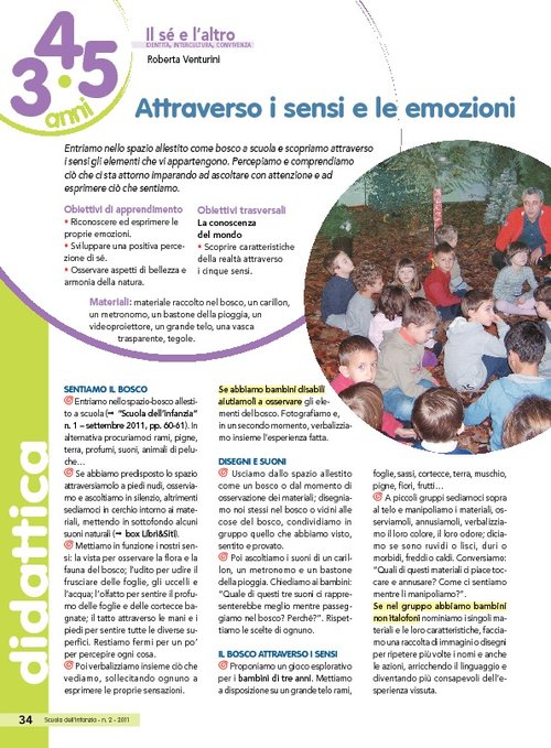 Attraverso i sensi e le emozioni | Giunti Scuola Attraverso i sensi e le emozioni | Giunti Scuola