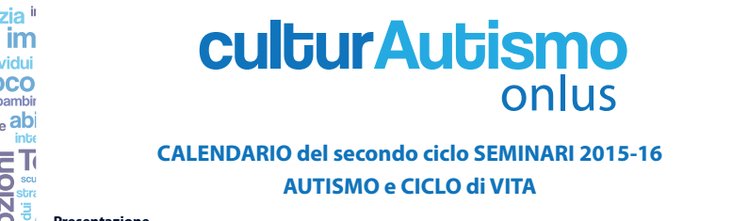 Autismo e ciclo di vita: da ottobre 2015 a gennaio 2016 quattro seminari a Roma | Giunti Scuola Autismo e ciclo di vita: da ottobre 2015 a gennaio 2016 quattro seminari a Roma | Giunti Scuola