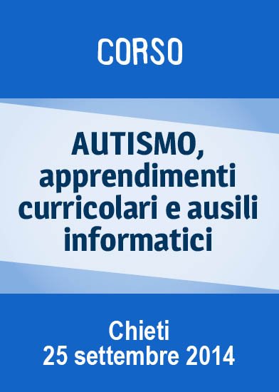 Autismo: un corso a Chieti il 25 settembre | Giunti Scuola Autismo: un corso a Chieti il 25 settembre | Giunti Scuola
