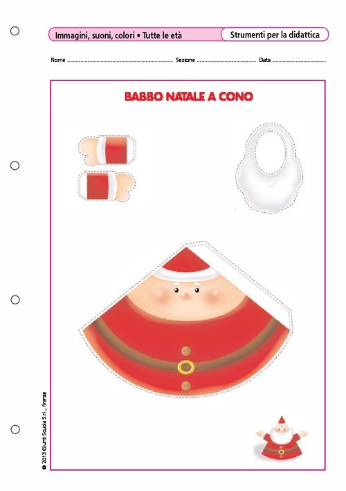 Babbo Natale a cono | Giunti Scuola Babbo Natale a cono | Giunti Scuola