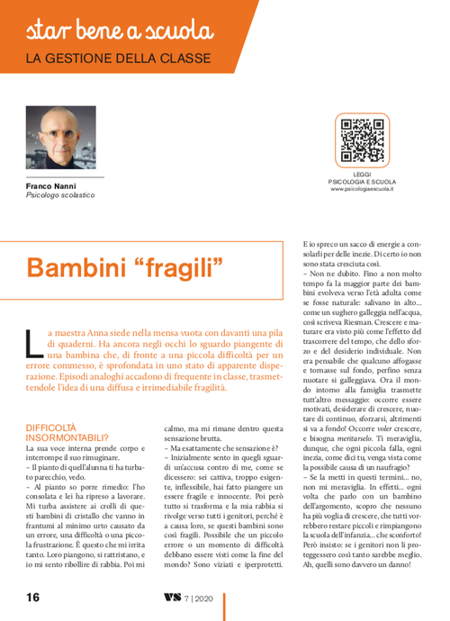 Bambini “fragili” | Giunti Scuola