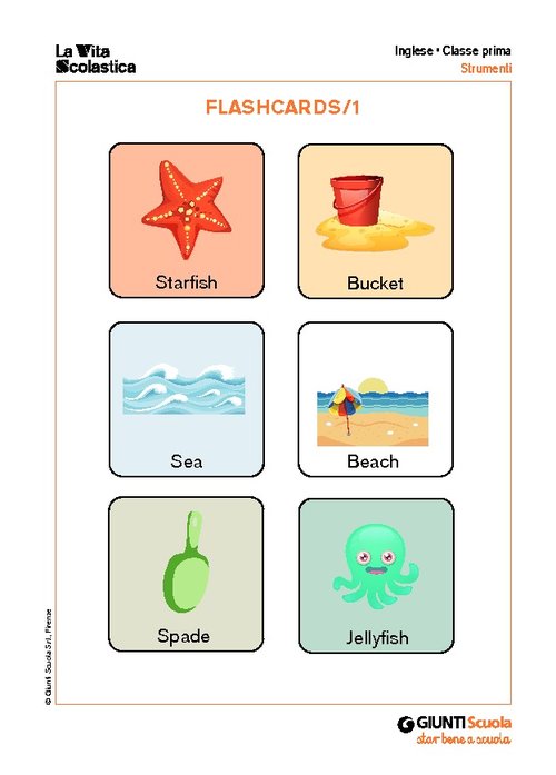 Beach Flashcards | Giunti Scuola Beach Flashcards | Giunti Scuola