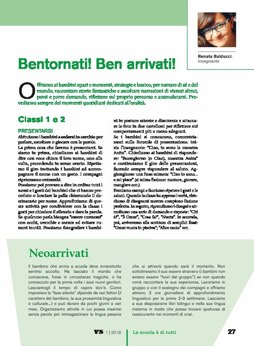 Bentornati! Ben arrivati! | Giunti Scuola Bentornati! Ben arrivati! | Giunti Scuola