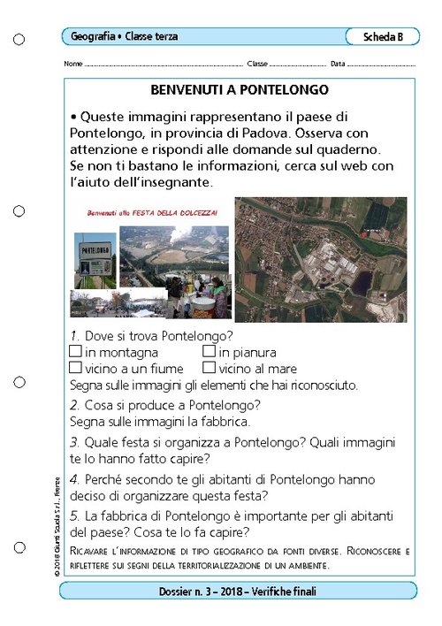 Benvenuti a Pontelongo | Giunti Scuola Benvenuti a Pontelongo | Giunti Scuola