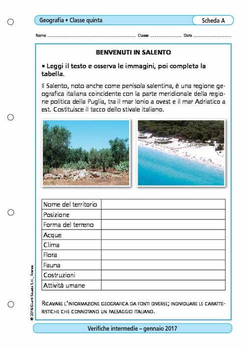 Benvenuti in Salento | Giunti Scuola Benvenuti in Salento | Giunti Scuola