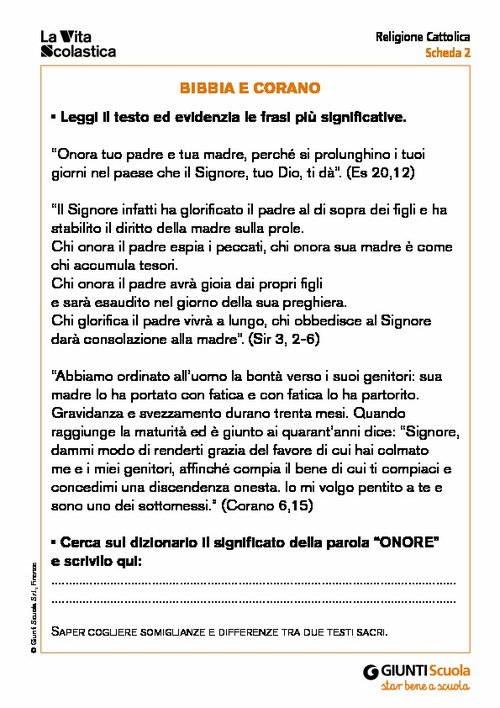 Bibbia e Corano | Giunti Scuola Bibbia e Corano | Giunti Scuola