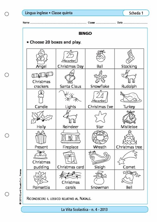 Bingo | Giunti Scuola Bingo | Giunti Scuola