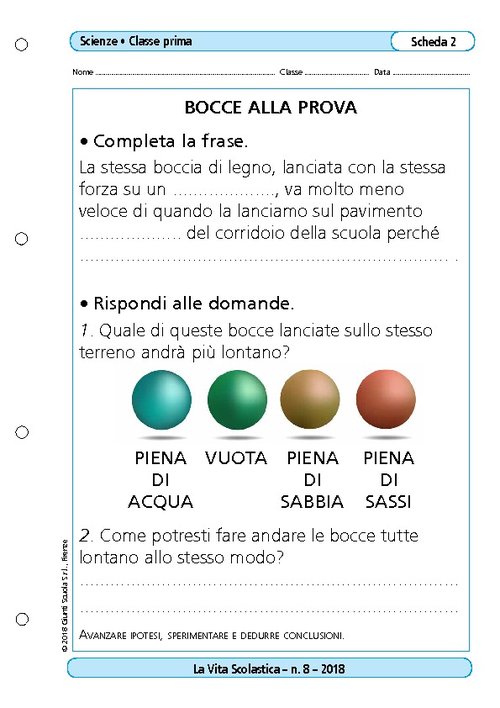 Bocce alla prova | Giunti Scuola Bocce alla prova | Giunti Scuola