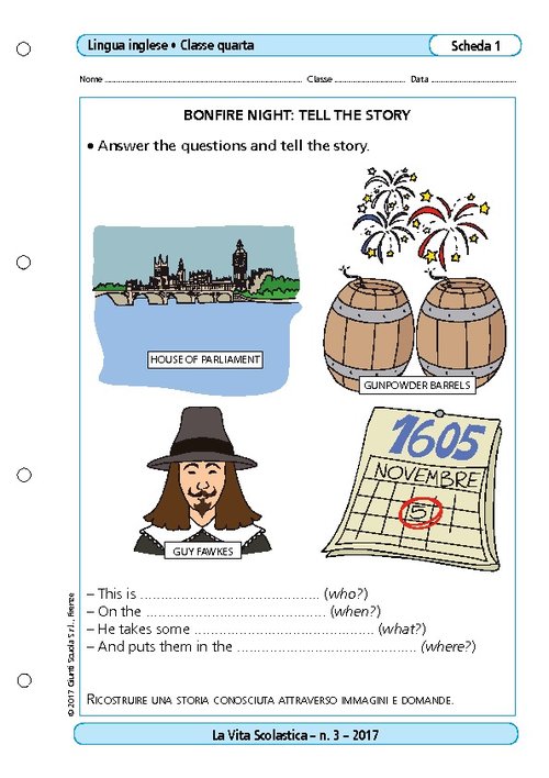 Bonfire Night: tell the story | Giunti Scuola Bonfire Night: tell the story | Giunti Scuola