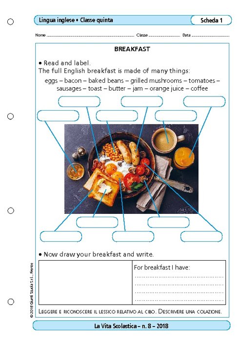 Breakfast | Giunti Scuola Breakfast | Giunti Scuola