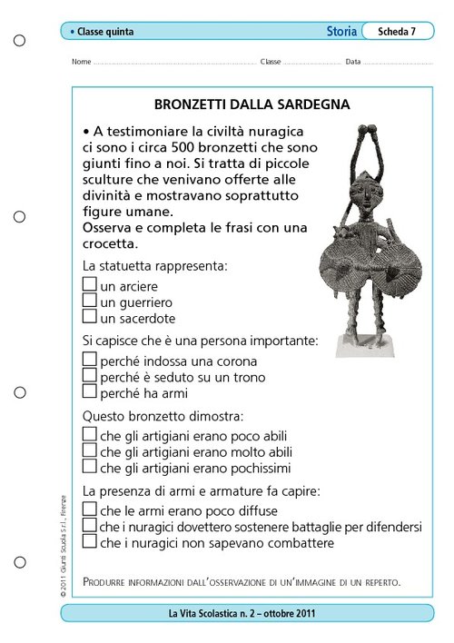 Bronzetti dalla Sardegna | Giunti Scuola Bronzetti dalla Sardegna | Giunti Scuola