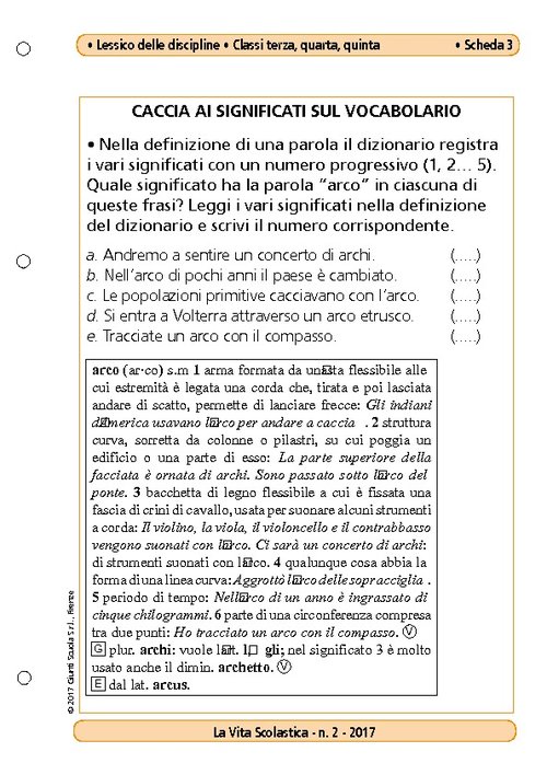 Caccia ai significati sul vocabolario | Giunti Scuola Caccia ai significati sul vocabolario | Giunti Scuola