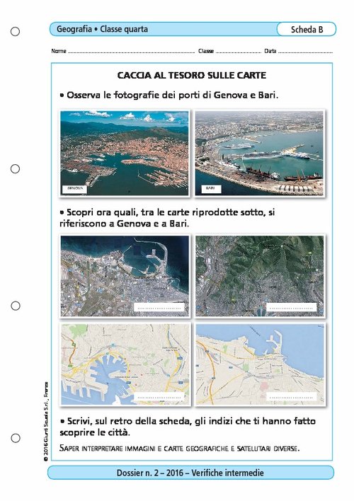 Caccia al tesoro sulle carte | Giunti Scuola Caccia al tesoro sulle carte | Giunti Scuola