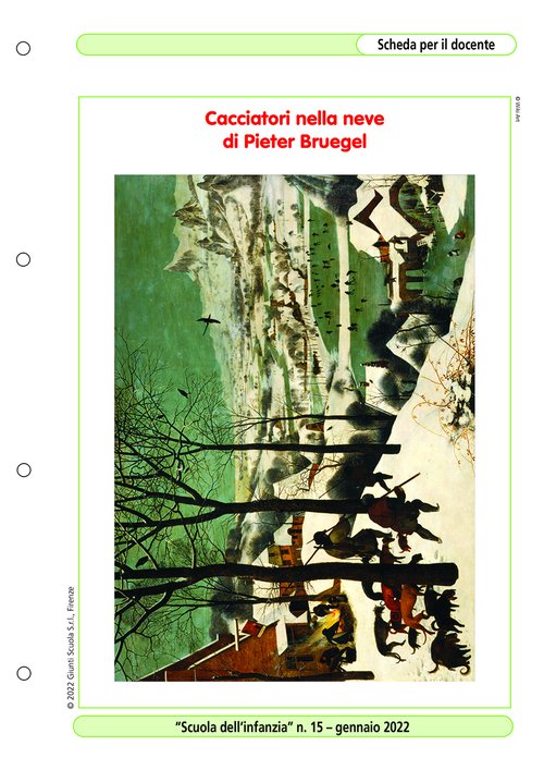 "Cacciatori nella neve" di Pieter Bruegel | Giunti Scuola "Cacciatori nella neve" di Pieter Bruegel | Giunti Scuola