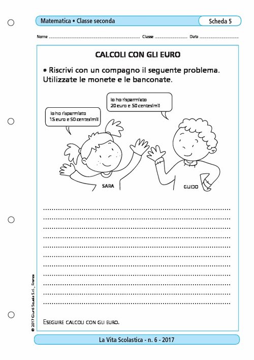 Calcoli con gli euro | Giunti Scuola Calcoli con gli euro | Giunti Scuola