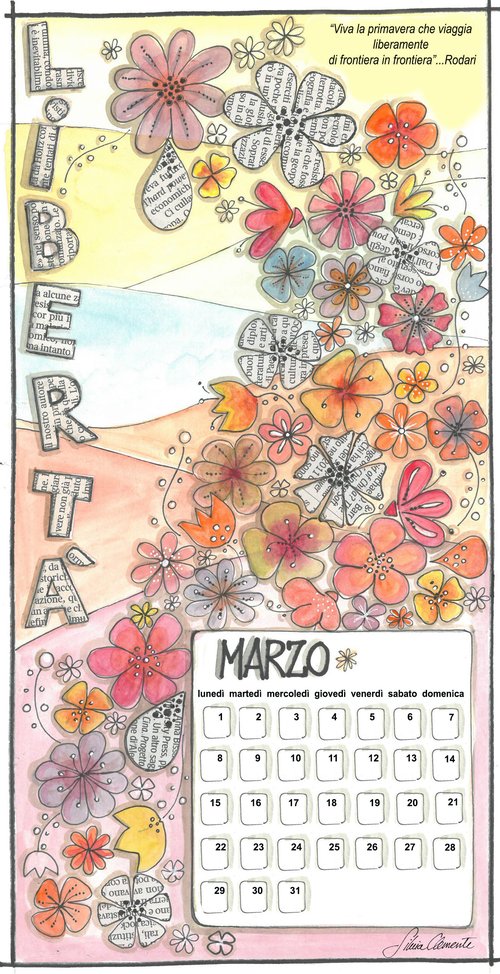 Calendario di marzo: Libertà | Giunti Scuola