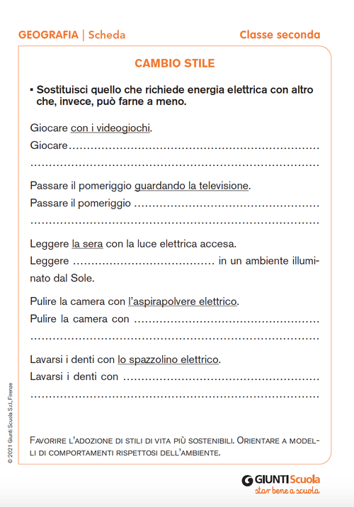 Cambio stile | Giunti Scuola Cambio stile | Giunti Scuola