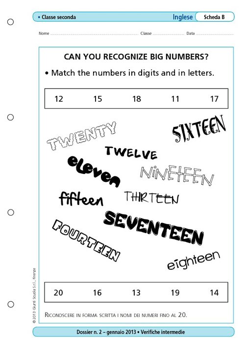 Can you organize big numbers? | Giunti Scuola Can you organize big numbers? | Giunti Scuola