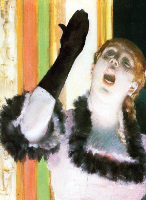 Cantante di caffè-concerto (Edgar Degas) | Giunti Scuola Cantante di caffè-concerto (Edgar Degas) | Giunti Scuola