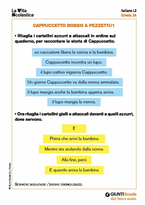 Cappuccetto Rosso a pezzetti/1 | Giunti Scuola Cappuccetto Rosso a pezzetti/1 | Giunti Scuola
