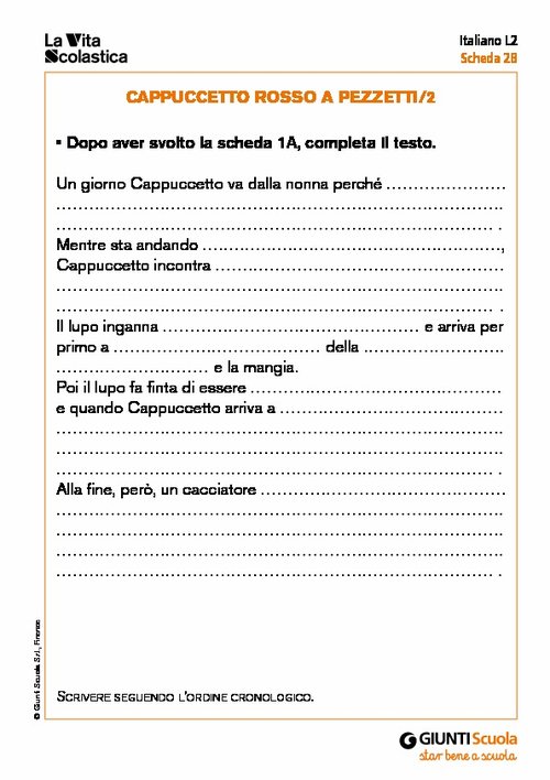 Cappuccetto Rosso a pezzetti/2 | Giunti Scuola Cappuccetto Rosso a pezzetti/2 | Giunti Scuola