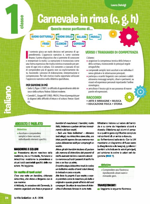 Carnevale in rima (c, g, h) | Giunti Scuola Carnevale in rima (c, g, h) | Giunti Scuola