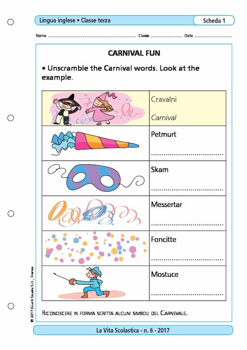 Carnival fun | Giunti Scuola Carnival fun | Giunti Scuola