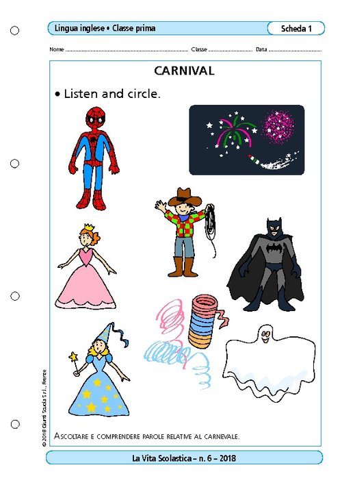 Carnival | Giunti Scuola Carnival | Giunti Scuola