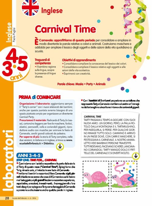Carnival Time | Giunti Scuola Carnival Time | Giunti Scuola