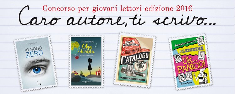 Caro autore ti scrivo... vincono i libri che piacciono ai ragazzi | Giunti Scuola Caro autore ti scrivo... vincono i libri che piacciono ai ragazzi | Giunti Scuola
